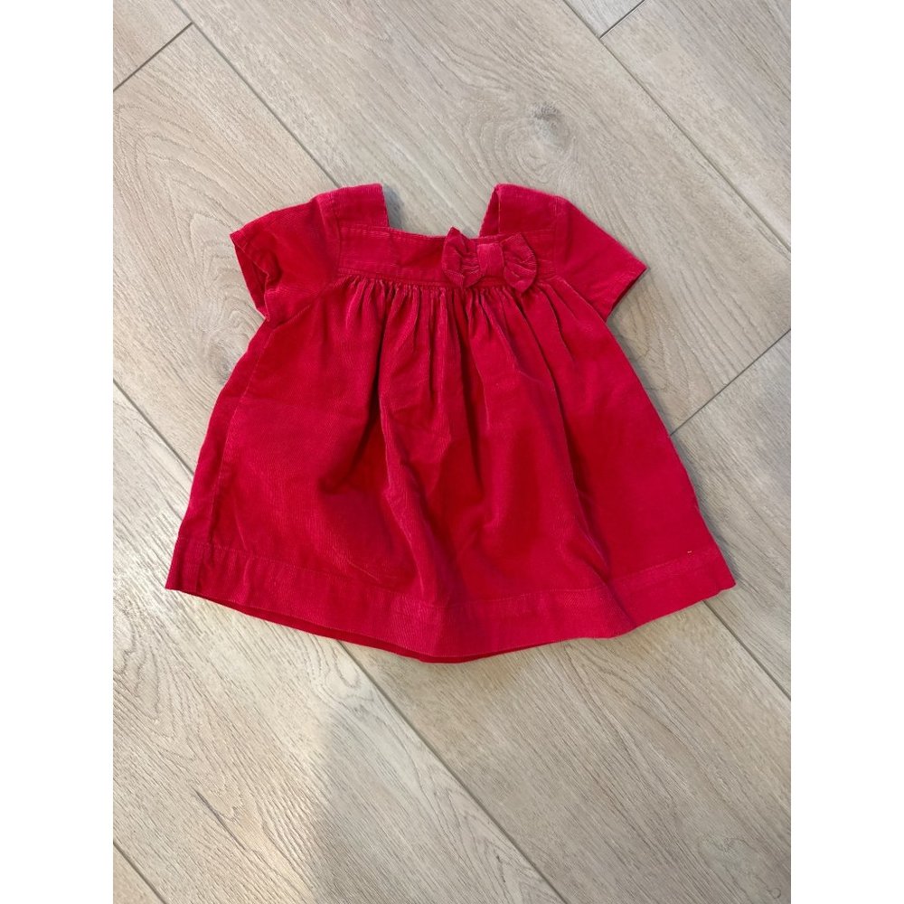 Red Corduroy Dress